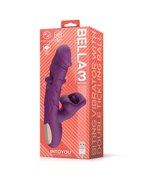 Intoyou Bella Vibe with Double Tickling Ball and Biting 3 Motors
