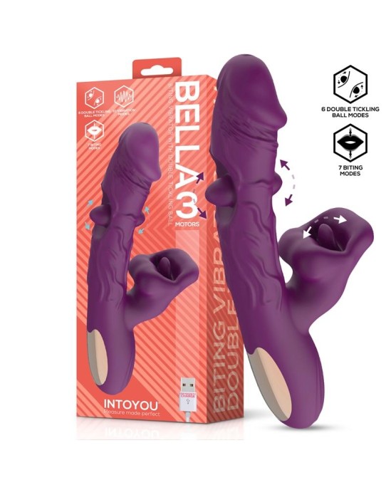 Intoyou Bella Vibe with Double Tickling Ball and Biting 3 Motors
