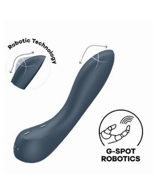 Satisfyer G-Spot Wave 4 robotu stimulācija tumši zila