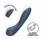 Satisfyer G-Spot Wave 4 robotu stimulācija tumši zila