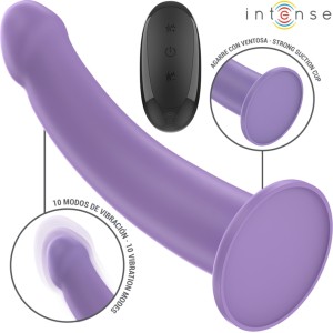 Intense Fun INTENSE - EDDIE VIBRATOR 17.5 CM 10 VIBRATIONS PURPLE REMOTE CONTROL