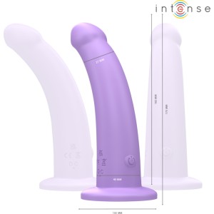 Intense Fun INTENSE - EDDIE VIBRATOR 17.5 CM 10 VIBRATIONS PURPLE REMOTE CONTROL