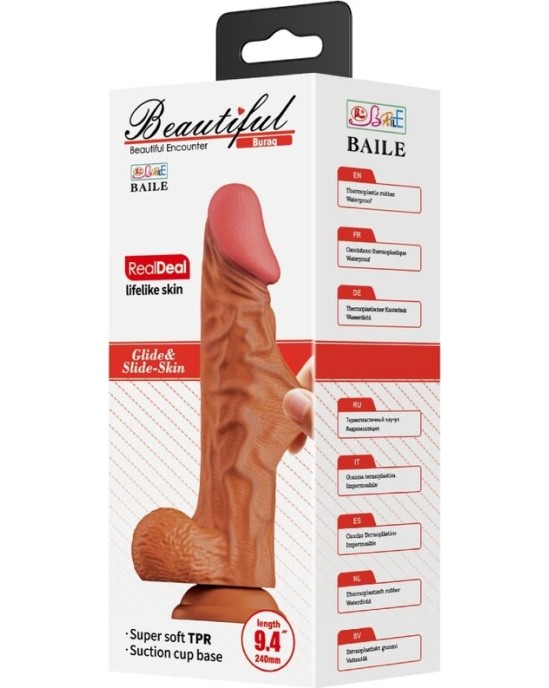 Baile BURAQ REALISTIC DILDO 24 CM FLESH