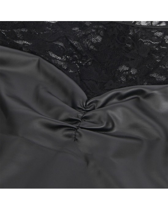 Subblime Dresses SUBBLIME - 955601 LONG SLEEVED DRESS WITH BLACK LACE L/XL