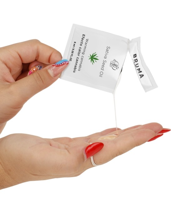 Bruma SATIVA SEED OIL SLIDING GEL WARMING CANNABIS FLAVOR 6 ML