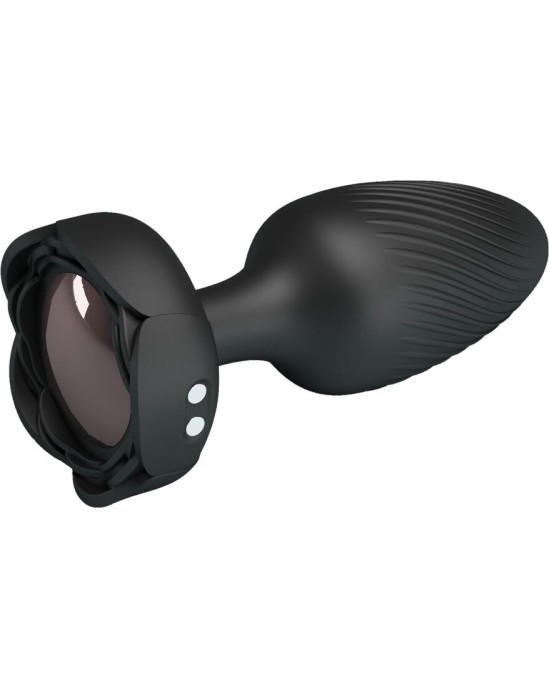 Pretty Love OSBORN ANAL PLUG WITH LED LIGHT BLACK 9.8 CM