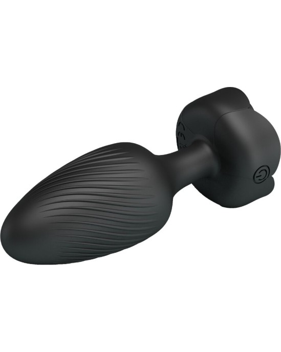 Pretty Love OSBORN ANAL PLUG WITH LED LIGHT BLACK 9.8 CM