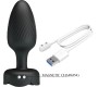 Pretty Love OSBORN ANAL PLUG WITH LED LIGHT BLACK 9.8 CM
