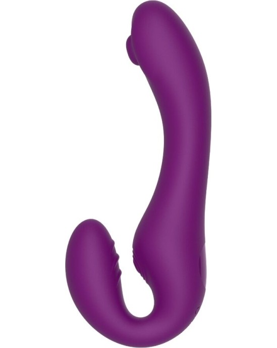 Xocoon 2 IN 1 STRAPLESS STRAP-ON VIBRATOR WITH REMOTE CONTROL PURPLE
