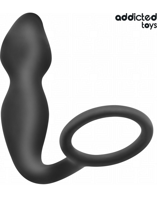 Addicted Toys ANAL PLUG WITH RING SILICONE MODEL 2