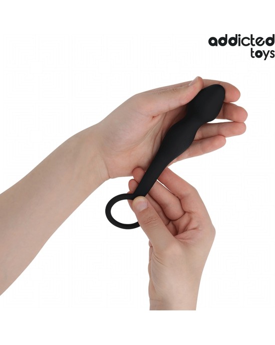 Addicted Toys ANAL PLUG WITH RING SILICONE MODEL 2