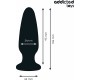 Addicted Toys ANAL PLUG WITH JEWEL SILICONE SIZE M 10.4 CM