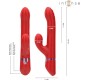 Intense Fun INTENSE - LELE MULTIFUNCTION VIBRATOR ROTATING & OSCILLATION & STIMULATION RED