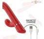 Intense Fun INTENSE - LELE MULTIFUNCTION VIBRATOR ROTATING & OSCILLATION & STIMULATION RED