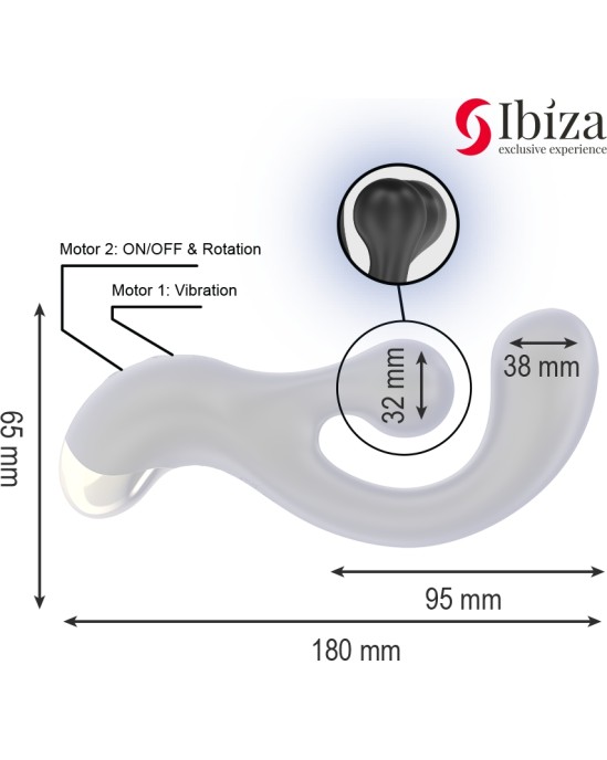 Ibiza Technology IBIZA - VIBRATING & ROTATING STIMULATOR