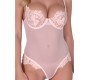 Passion Woman Teddies PASSION - ZOVEL BODY LIGHT PINK S/M