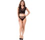 Livco Corsetti Sets LIVCO CORSETTI FASHION - ELIN LC 20212 BRA + PANTIES BLACK S/M