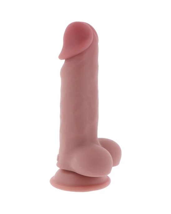Get Real DELUXE REALISTIC PENIS WITH TESTICLES EXTRA THICK 17 CM