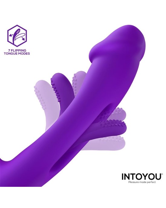 Intoyou Siter 2.0 Flapping Tongue with Hitting Ball Vibrator with Caps