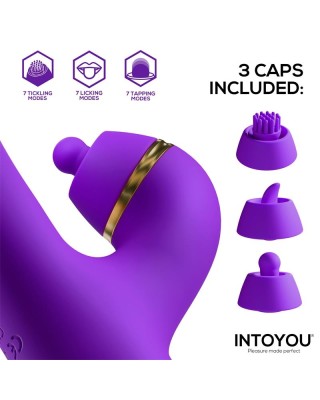 Intoyou Siter 2.0 Flapping Tongue with Hitting Ball Vibrator with Caps