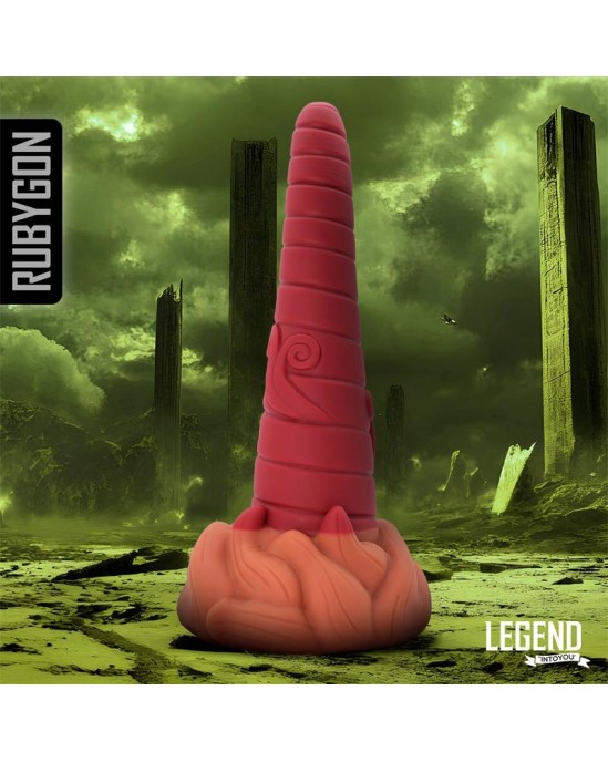 Legend Rubygon Liquid Silikona Dildo 24,5 cm