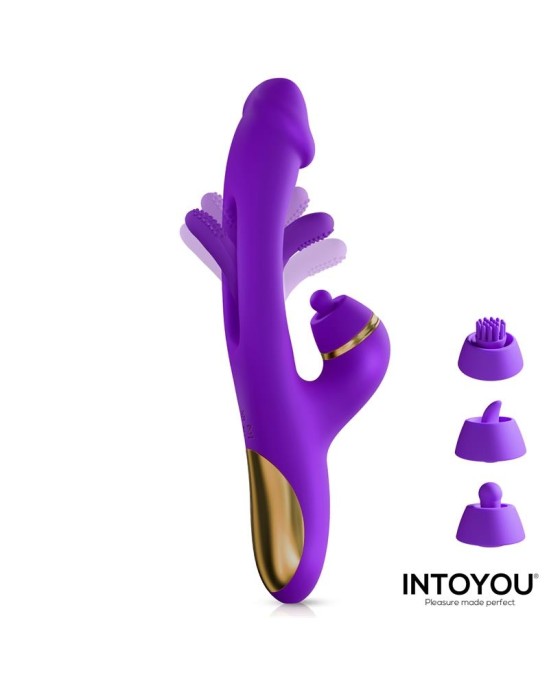 Intoyou Siter 2.0 Flapping Tongue with Hitting Ball Vibrator with Caps