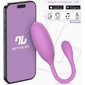 Intoyou App Series Logan Vibrating Egg with App Unibody Purple