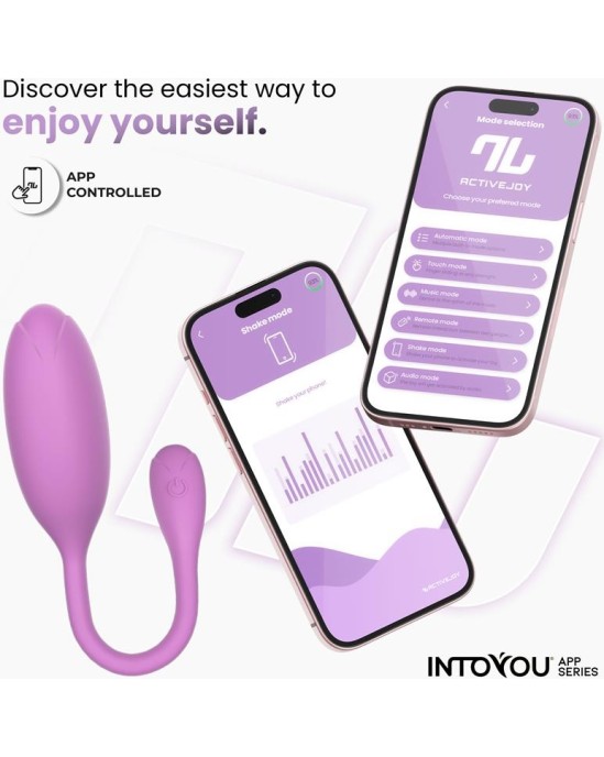 Intoyou App Series Logan Vibrating Egg with App Unibody Purple