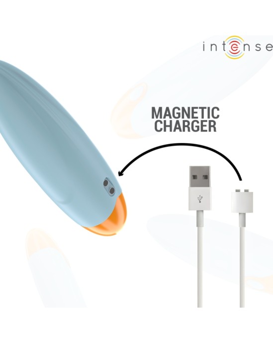 Intense Fun INTENSE — MIKE VIBRATING BULLET 10 VIBRATIONS BLUE TĀLVADĪBAS PULTS