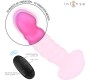 Intense Fun INTENSE - CINDY VIBRATOR SIZE L SPIRAL DESIGN 10 VIBRATIONS PINK REMOTE CONTROL