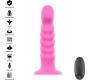 Intense Fun INTENSE - CINDY VIBRATOR SIZE L SPIRAL DESIGN 10 VIBRATIONS PINK REMOTE CONTROL