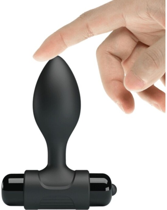 Pretty Love VIBRA BUTT 10 VIBRATIONS ANAL PLUG BLACK