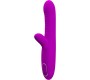 Pretty Love ANGELIQUE MULTIFUNCTION VIBRATOR + CLITORIS STIMULATOR PURPLE