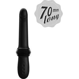 Pretty Love PAZUZU VIBRATOR 3 THRUST MODES BLACK