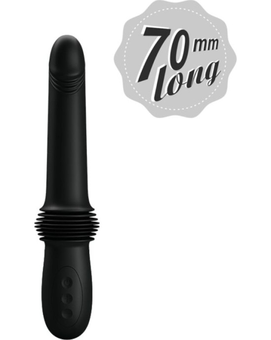 Pretty Love PAZUZU VIBRATOR 3 THRUST MODES BLACK