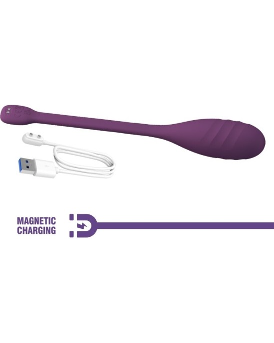 Pretty Love Smart PRETTY LOVE - LEVIATHAN APP CONTROLLED VIBRATOR PURPLE