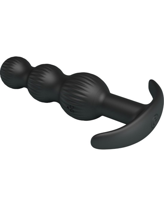 Pretty Love SIDNEY ANAL VIBRATOR 10 VIBRATIONS BLACK