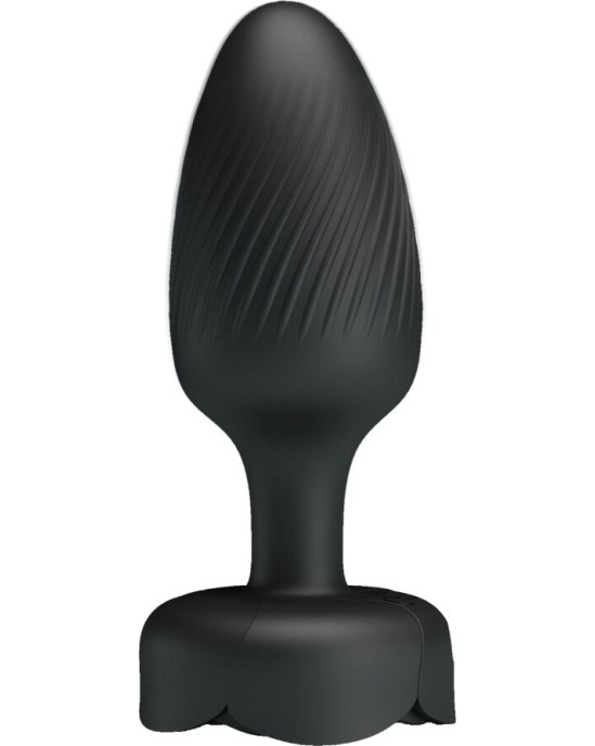 Pretty Love OLMAN ANAL PLUG WITH LED LIGHT BLACK 8.8 CM