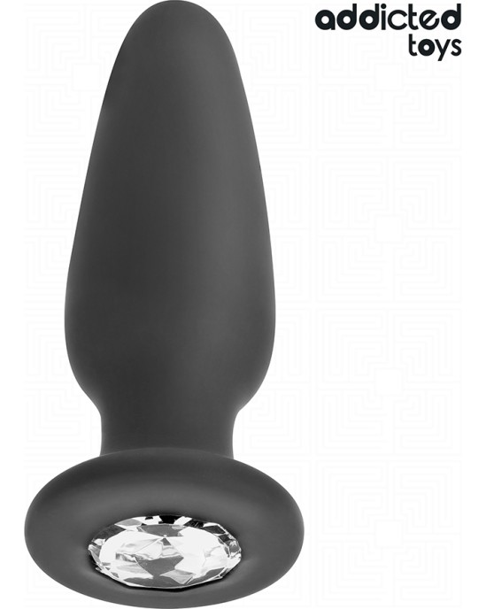 Addicted Toys ANAL PLUG WITH JEWEL SILICONE SIZE L 12.6 CM