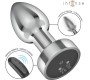 Intense Anal Toys INTENSE - ANAL PLUG 10 VIBRATIONS METAL WITH REMOTE CONTROL S