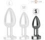 Intense Anal Toys INTENSE - ANAL PLUG 10 VIBRATIONS METAL WITH REMOTE CONTROL S