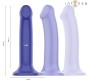 Intense Fun INTENSE - VICTORIA VIBRATOR WITH SUCTION CUP 10 VIBRATIONS DARK BLUE REMOTE CONTROL