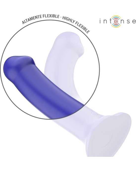 Intense Fun INTENSE - VICTORIA VIBRATOR WITH SUCTION CUP 10 VIBRATIONS DARK BLUE REMOTE CONTROL