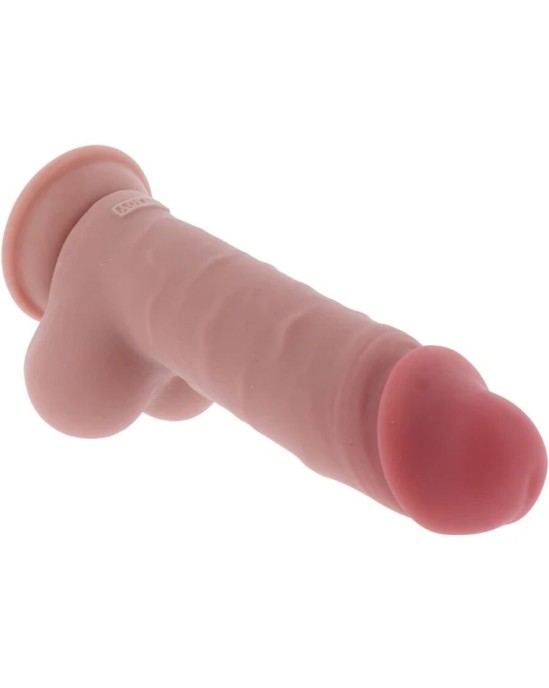 Get Real DELUXE REALISTIC PENIS WITH TESTICLES EXTRA THICK 20 CM