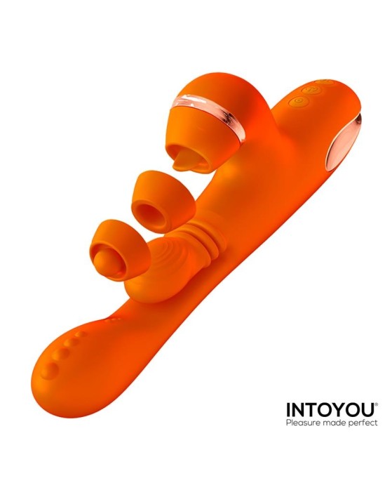 Intoyou Ethan Vibrator 360? G-spot Massage with Multifunction Caps