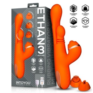 Intoyou Ethan Vibrator 360? G-spot Massage with Multifunction Caps