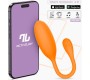 Intoyou App Series Виброяйцо Logan с приложением Unibody Orange