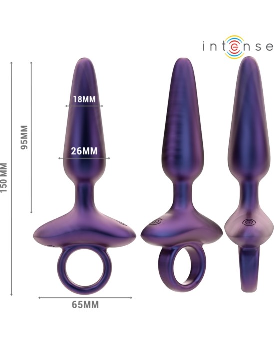 Intense Anal Toys INTENSE - MARLONA VIBRĒJOŠĀS ANĀLĀS SPRIEŽAS MODELIS 4 TĀLVADĪBAS PULTS