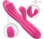 Intense Fun INTENSE — IVY FLEXIBLE VIBRATOR 10 VIBRĀCIJAS AR STIMULUĒJOŠU MĒLES ROZĀ KRĀSU