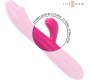 Intense Fun INTENSE — IVY FLEXIBLE VIBRATOR 10 VIBRĀCIJAS AR STIMULUĒJOŠU MĒLES ROZĀ KRĀSU